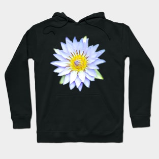 White Water Lily Artistic Style Pattern Hoodie